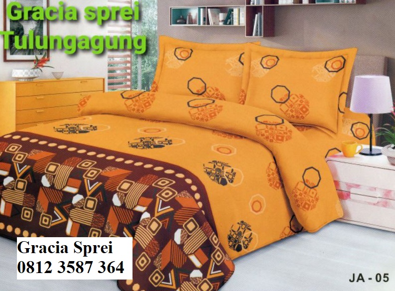 <p>Sprei Disperse Minimalis JA-05 dengan corak war